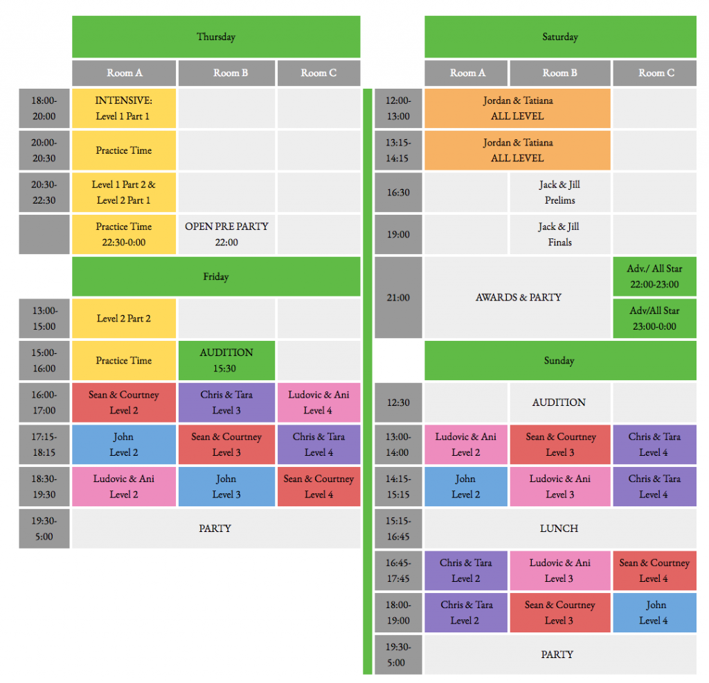 programme wcs festival